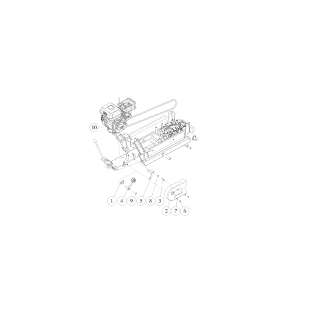 Brazo tensor de transmisión CMP (blanco) O0915-54201 ORIGINAL OREC | NewgardenParts.com