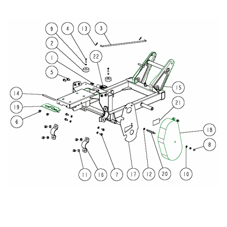 Vis de réglage du couvercle de courroie OREG ORIGINAL O0919-40510 B | NewgardenParts.com