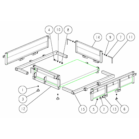 Flat washer 12 O89 1711 120002 ORIGINAL OREC | NewgardenParts.com