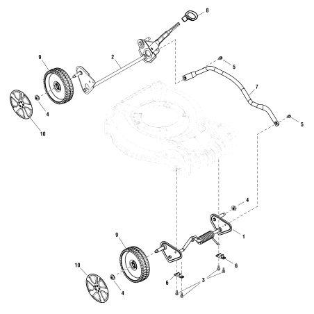 Vorderachse ZS704826 ORIGINAL SNAPPER | NewgardenParts.com