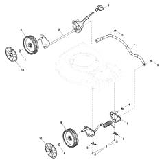 WHEEL, 180 x 47 ZS704804 ORIGINAL SNAPPER | NewgardenParts.com