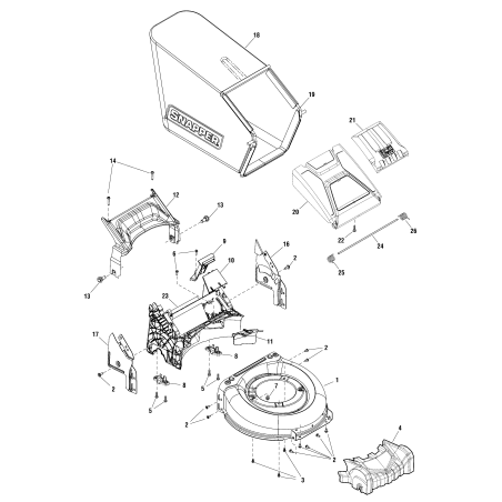 VIS, 1/4-20 x 3/8 ZS7091084YP ORIGINAL SNAPPER | NewgardenParts.com