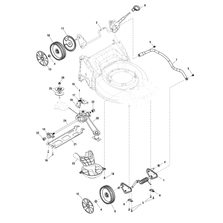 Abdeckung, hinten ZS704813 ORIGINAL SNAPPER | NewgardenParts.com