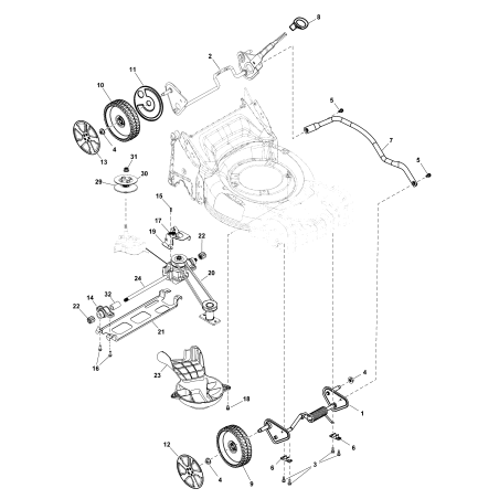 Zahnrad, 9 Zähne ZS700148 ORIGINAL SNAPPER | NewgardenParts.com