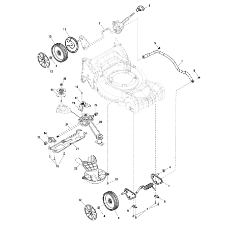 WHEEL, 200 x 49 ZS704977 ORIGINAL SNAPPER | NewgardenParts.com