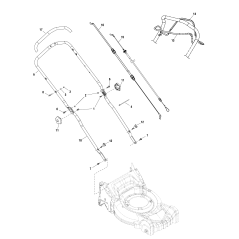 POIGNÉE, partie inférieure ZS705712 ORIGINAL SNAPPER | NewgardenParts.com