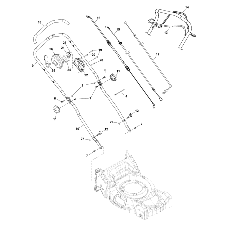 POIGNÉE, Inférieure ZS704712 ORIGINAL SNAPPER | NewgardenParts.com