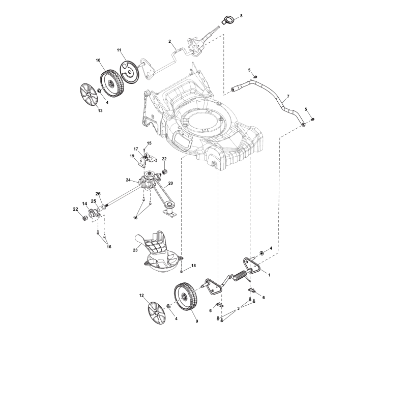 KNOB, Black ZS703648 ORIGINAL SNAPPER
