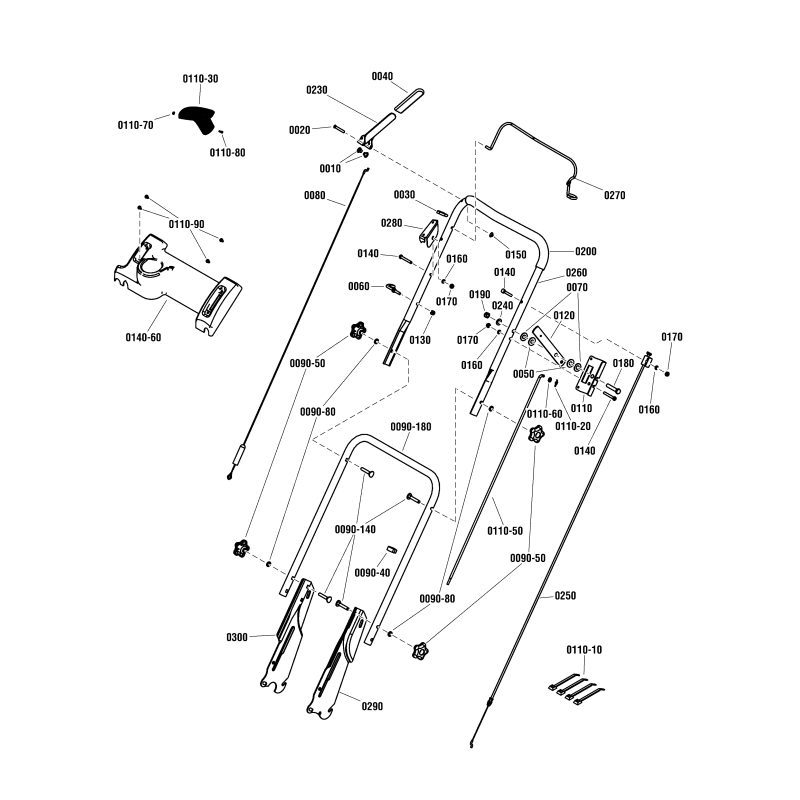 BRACKET, Panel Mount, Black ZS7106274BMYP ORIGINAL SNAPPER