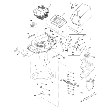 AVS Baugruppe ZS701349YP Original Snapper | NewgardenParts.com