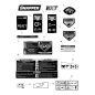 DECAL, Danger (Keep Hands and Feet Away) ZS7013010 ORIGINAL SNAPPER
