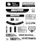 DECAL, Warning (International Symbol) ZS7022841 ORIGINAL SNAPPER DECAL, Warning (International Symbol) ZS7022841 ORIGINAL SNAPPER
