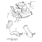 CHUTE, 21 Scarico laterale ZS7042965 ORIGINALE SNAPPER
