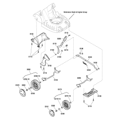 ROUE AVANT SANS AMORTI * . ZS884107YP SNAPPER ORIGINAL | NewgardenParts.com