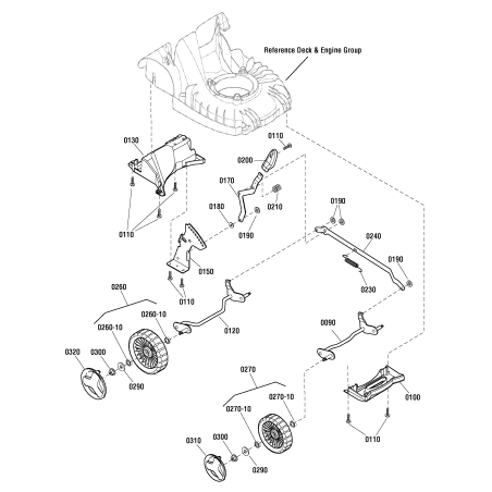 Vorderrad ohne Dämpfung * . ZS884107YP Original Snapper | NewgardenParts.com