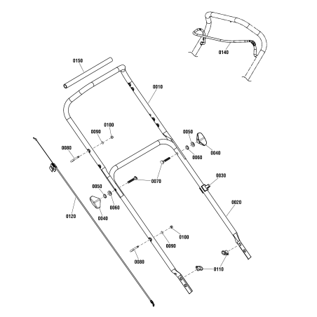 GUIDE, Corde de départ, M6 ZS703768 ORIGINAL SNAPPER | NewgardenParts.com