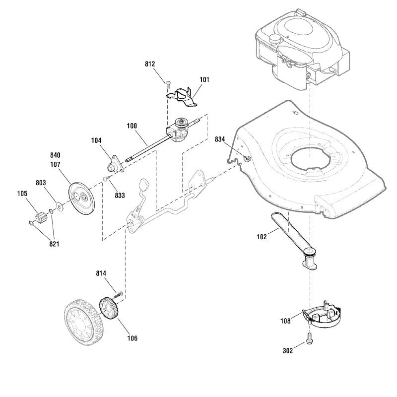 Original Snapper ZS880268YP Antriebsriemen