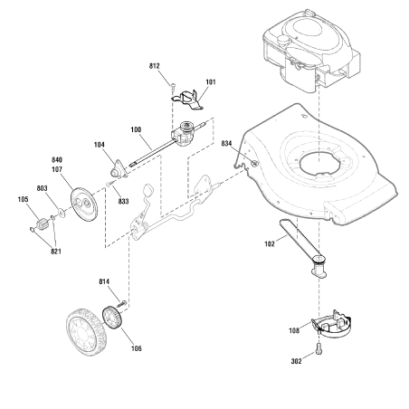 Cinghia trazione ZS880268YP ORIGINALE SNAPPER | NewgardenParts.com
