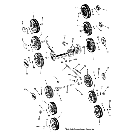 8" Vorderrad ZS7101127YP ORIGINAL SNAPPER | NewgardenParts.com