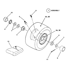 Vorderrad K500 ZS7058943YP ORIGINAL SNAPPER | NewgardenParts.com