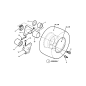 HUB CAP, RIGHT (1.35 DI x 2.25) (Short Axle) ZS7023895 GENUINE SNAPPER HUB CAP, RIGHT (1.35 DI x 2.25) (Short Axle) ZS7023895 GENUINE SNAPPER