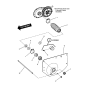 DISTANZIATORE, Nylon ZS7023447 ORIGINALE SNAPPER