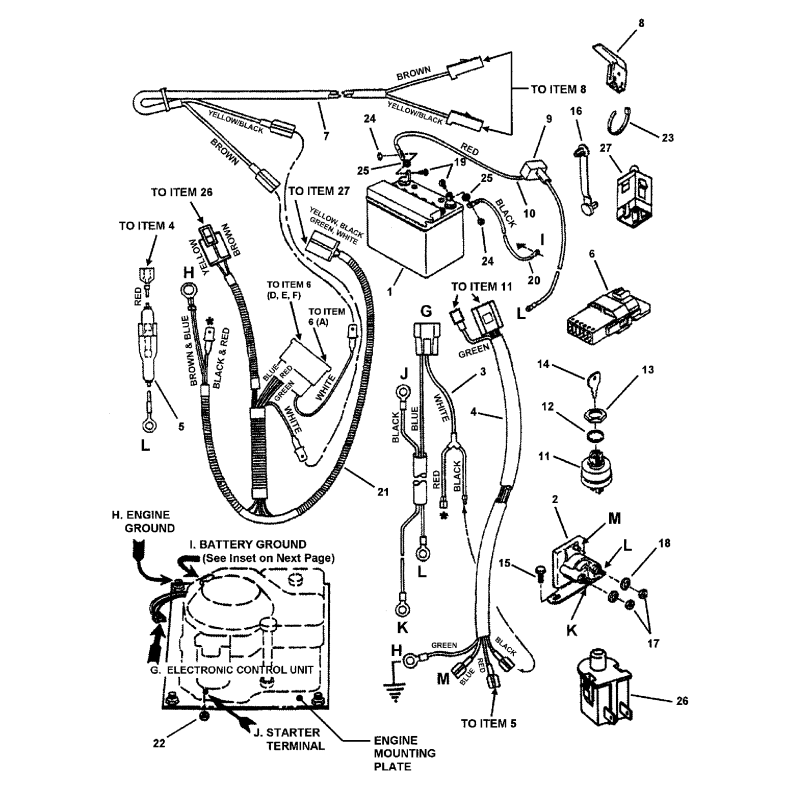 WIRING HARNESS, Operator Presence Control (OPC) Cable ZS7028678 GENUINE SNAPPER WIRING HARNESS, Operator Presence Control (OPC) Cable ZS7028678 GENUINE SNAPPER