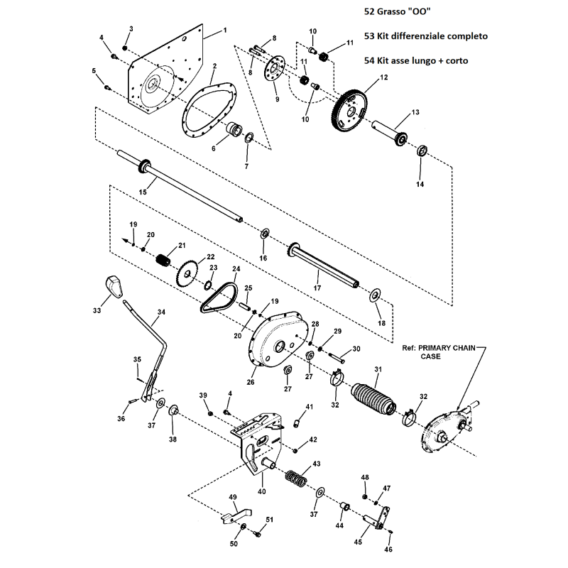 KIT, long and short axis (includes items 13, 14 and 15) ZS7060412 ORIGINAL SNAPPER KIT, long and short axis (includes items 13, 14 and 15) ZS7060412 ORIGINAL SNAPPER