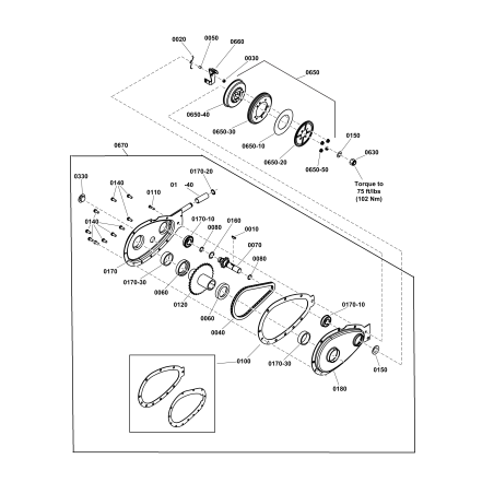 ABDECKUNG, Primärkettenkasten, LH ZS7039778YP ORIGINAL SNAPPER | NewgardenParts.com