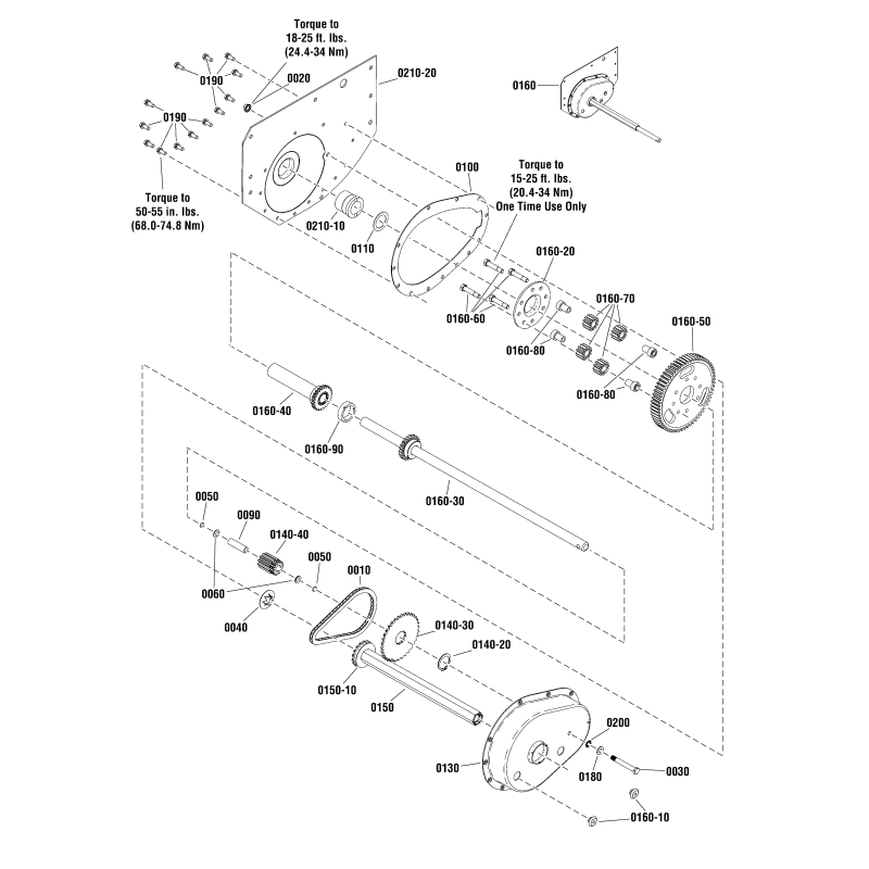 KIT, Gruppo assale corto, 23T ZS7600137YP ORIGINALE SNAPPER