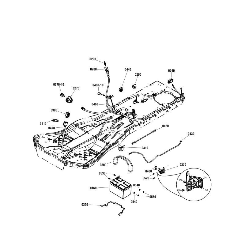 INTERRUPTOR DE ENCENDIDO DEL SNAPPER ORIGINAL ZS7106169YP