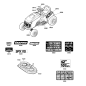 DECAL, Front Cover, SPX Series ZS7104875YP ORIGINAL SNAPPER