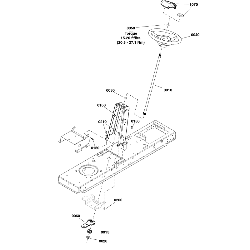 VOLANTE, UV-2 ZS7078088YP ORIGINALE SNAPPER