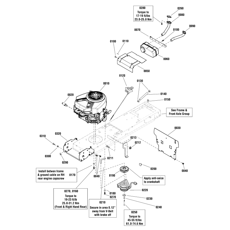 CONJUNTO DE POLEA Y CUBO, MOTOR ORIGINAL SNAPPER ZS1732576