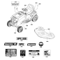 Aufkleber, SPX300 ZS1759912YP Original Snapper