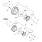 ENSEMBLE ROUE ET BAGUES, Fron ZS1726301SM ORIGINAL SNAPPER