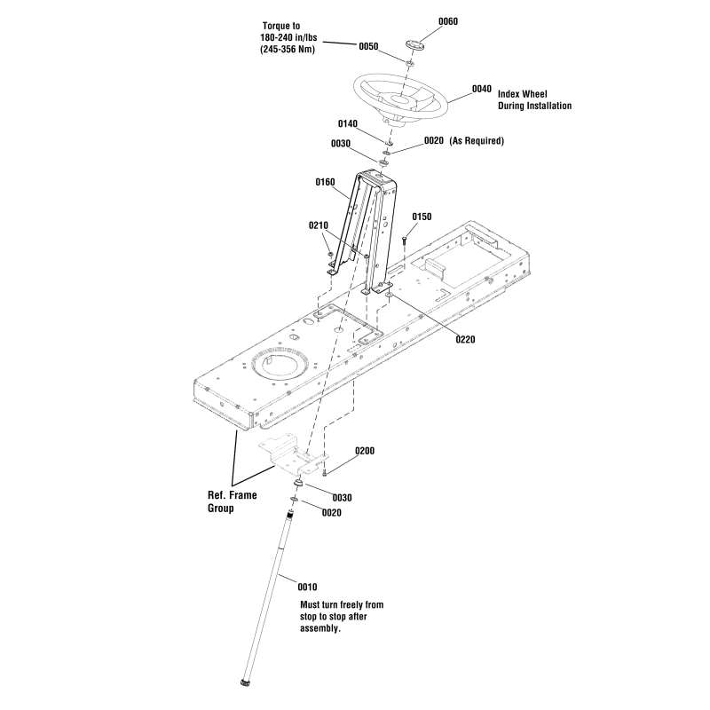 VOLANT, avec insert en aluminium ZS1728069 ORIGINAL SNAPPER