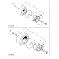 WHEELX 8X7 BROACHED H ZS7101558YP ORIGINAL SNAPPER