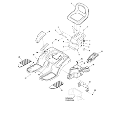 PAD, Footrest RH ZS1728007 ORIGINAL SNAPPER | NewgardenParts.com