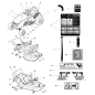 AUTOCOLLANT, Main sous le pont ZS1720389 ORIGINAL SNAPPER