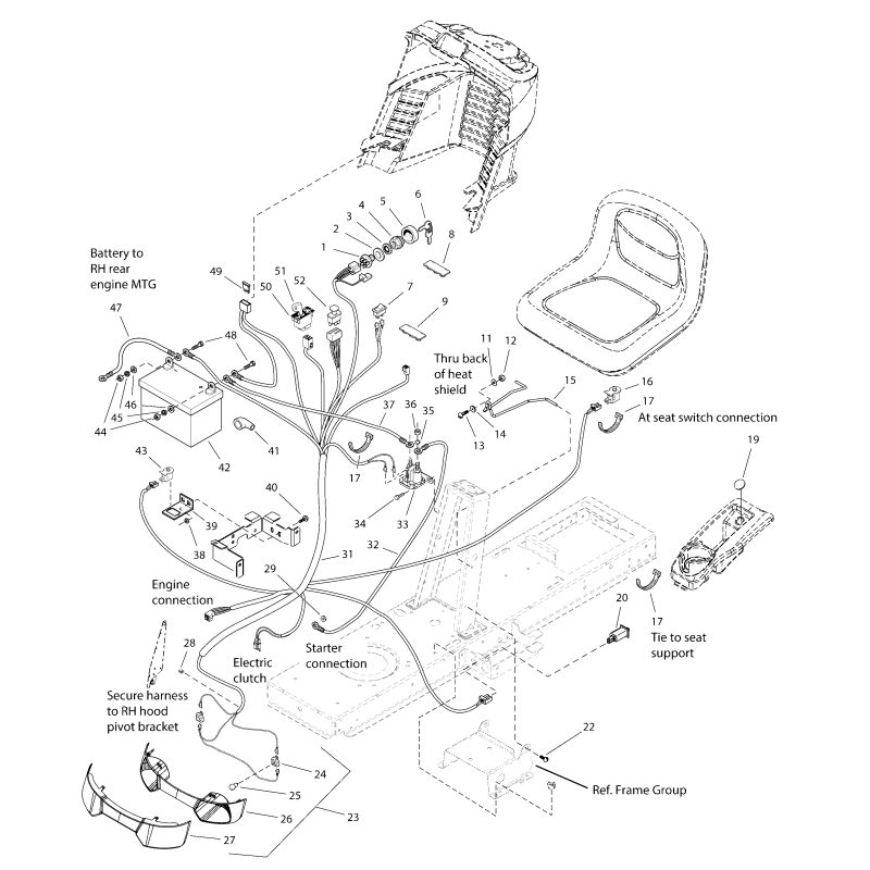 SWITCH, Ignition, 6-pin ZS1716061 ORIGINAL SNAPPER SWITCH, Ignition, 6-pin ZS1716061 ORIGINAL SNAPPER
