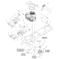 COMMANDE, Double manette des gaz ZS1731410 SNAPPER ORIGINAL