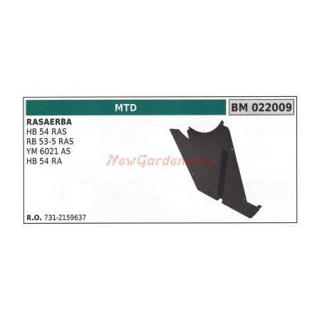 Carter Riemenabdeckung für Rasenmäher HB 54RAS MTD 022009 | NewgardenParts.com