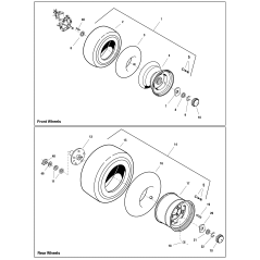 HUB CAP, 2.361 D, Grey Poly 1.3H, VIPER ZS1722676 ORIGINAL SNAPPER | NewgardenParts.com