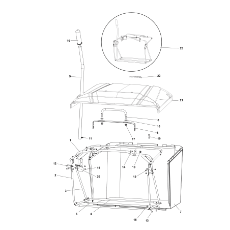 RECEPTOR, Hierba ZS84011227 PARGO ORIGINAL | NewgardenParts.com