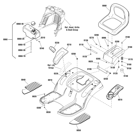 LATCH, Siège ZS1727268A ORIGINAL SNAPPER | NewgardenParts.com