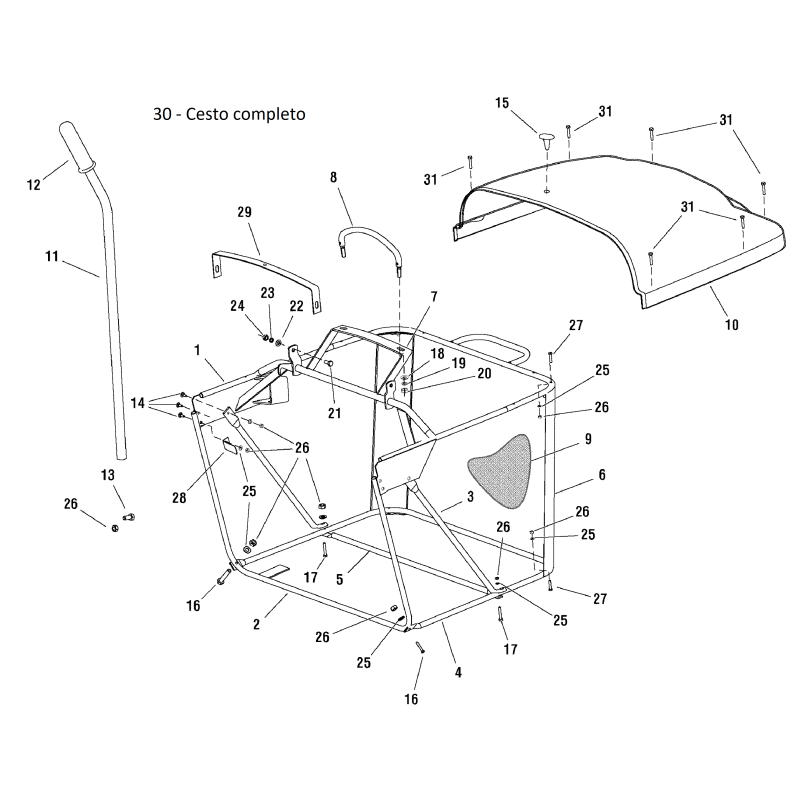 CAP, Plastic ZS1735948 ORIGINAL SNAPPER