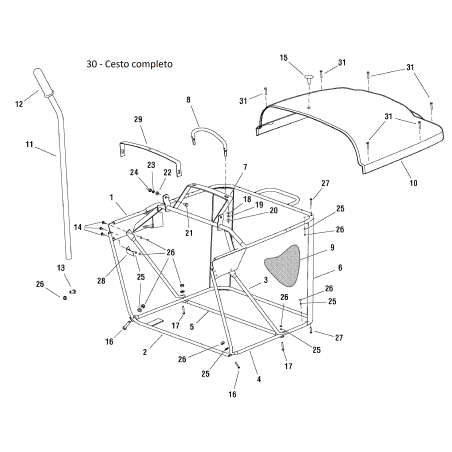 CAP, Plastic ZS1735948 ORIGINAL SNAPPER | NewgardenParts.com