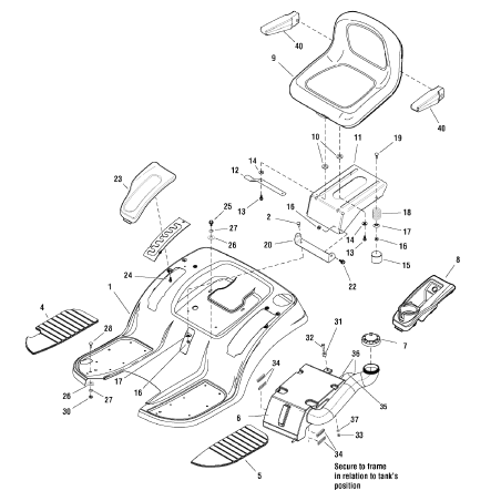 SNAPPER ORIGINAL ZS1687021 ARMREST KIT | NewgardenParts.com
