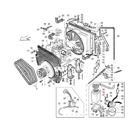 Serbatoio espansione acqua TURBO1 ORIGINALE GIANNI FERRARI 00.75.00.0042 | NewgardenParts.com